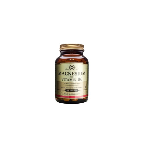 Solgar Magnesium Vitamina B6 250 Comp