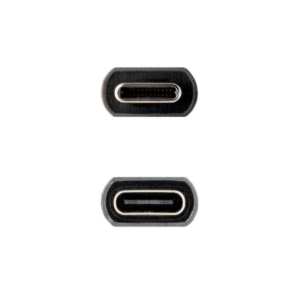 Nanocable cable usb 3.2 gen2 usb-c m/h 1 m negro