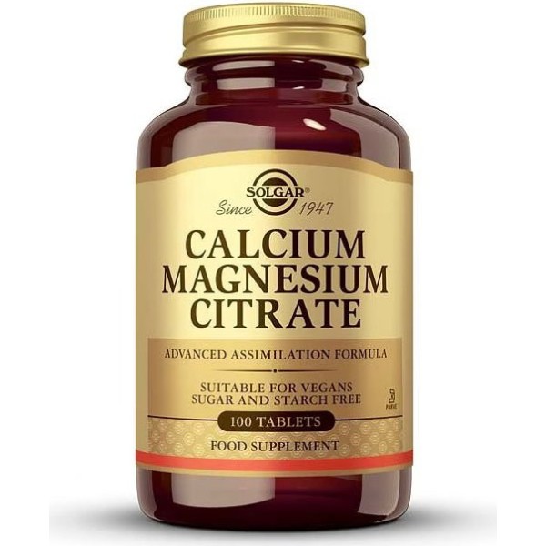 Solgar Calcio Magnesio Citrato 100 Comprimidos